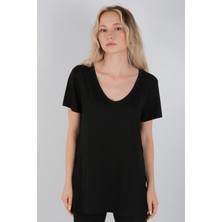 Venilife V Yaka Kısa Kol T-Shirt