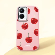 Ucuc Vivo Y16/Y02S Uyumlu Darbe Emici Kamera Korumalı Pembe Silikon Kılıf