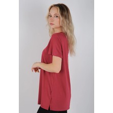 Venilife V Yaka Kısa Kol T-Shirt