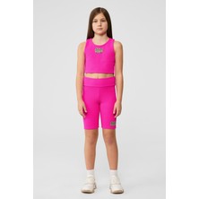Tyess Bg Store Kız Çocuk Neon Pembe Tayt
