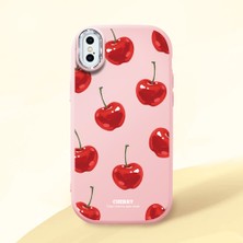 Ucuc iPhone X/xs Uyumlu Darbe Emici Kamera Korumalı Pembe Silikon Kılıf