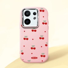 Ucuc Vivo X200 Fe Uyumlu Darbe Emici Kamera Korumalı Pembe Silikon Kılıf