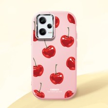 Ucuc Redmi Note 12 Pro 5g Uyumlu Darbe Emici Kamera Korumalı Pembe Silikon Kılıf