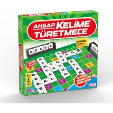 Feyza Design Ahşap Kelime Üretme ve Türetme Oyunu - Zeka ve Strateji Geliştirici