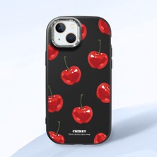 Ucuc iPhone 15 Plus/14 Plus Uyumlu Darbe Emici Kamera Korumalı Siyah Silikon Kılıf