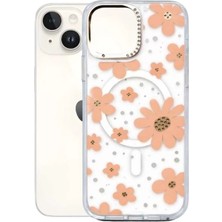 Çiçekli Magsafe 15 Kılıf