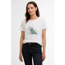Barbour Clover T-Shirt WH11 White