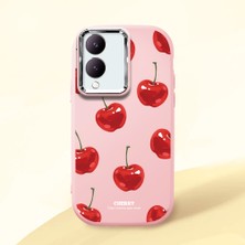 Ucuc Vivo Y28 4g Uyumlu Darbe Emici Kamera Korumalı Pembe Silikon Kılıf