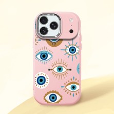 Ucuc iPhone 17 Pro Max Uyumlu Darbe Emici Kamera Korumalı Pembe Silikon Kılıf