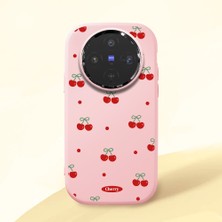 Ucuc Vivo X300 Uyumlu Darbe Emici Kamera Korumalı Pembe Silikon Kılıf