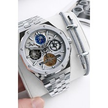 Ferrucci Otomatik ve Kurmalı Güneş ve Mehtap Kadranlı 2 Yıl Garantili Erkek Kol Saati BFC.M3571.S4