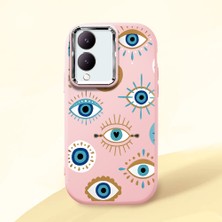 Ucuc Vivo Y28 4g Uyumlu Darbe Emici Kamera Korumalı Pembe Silikon Kılıf