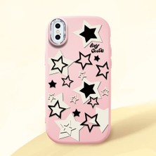 Ucuc iPhone Xs Max Uyumlu Darbe Emici Kamera Korumalı Pembe Silikon Kılıf