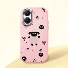 Ucuc Poco X7 Pro Uyumlu Darbe Emici Kamera Korumalı Pembe Silikon Kılıf