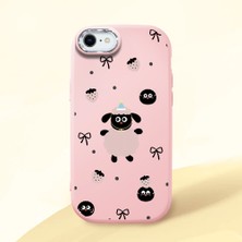 Ucuc iPhone 7/8/se 2020 2022 Uyumlu Darbe Emici Kamera Korumalı Pembe Silikon Kılıf