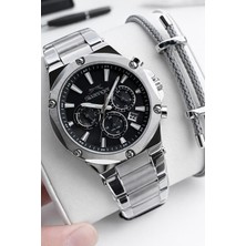 Slazenger Italyan Tasarım Bileklik Hediyeli 2 Yıl Garantili 10 Atm Çelik Erkek Kol Saat ESL.2501.02