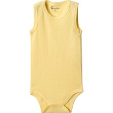 Sarı Askılı Body Zıbın 7-12 Yaş Çocuklar Için (1 Adet) Alttan Çıtçıtlı Özel Gereksini