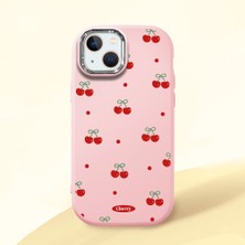 Ucuc iPhone 15 Plus/14 Plus Uyumlu Darbe Emici Kamera Korumalı Pembe Silikon Kılıf