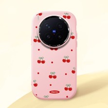 Ucuc Vivo X300 Pro Uyumlu Darbe Emici Kamera Korumalı Pembe Silikon Kılıf