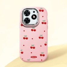 Ucuc Tecno Spark 10 Pro(Kı7) Uyumlu Darbe Emici Kamera Korumalı Pembe Silikon Kılıf