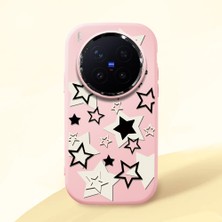 Ucuc Vivo X300 Pro Uyumlu Darbe Emici Kamera Korumalı Pembe Silikon Kılıf