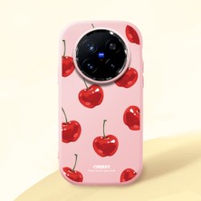Ucuc Vivo X200 Pro Uyumlu Darbe Emici Kamera Korumalı Pembe Silikon Kılıf