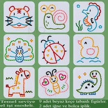 Feyza Design 9'lu Sevimli Hayvan Figürlü El Işleri Seti Çocuklar Için
