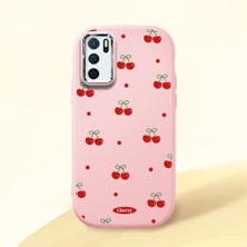 Ucuc Oppo A54S Uyumlu Darbe Emici Kamera Korumalı Pembe Silikon Kılıf