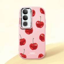 Ucuc Vivo Y19S 4G/Y19S Pro Uyumlu Darbe Emici Kamera Korumalı Pembe Silikon Kılıf