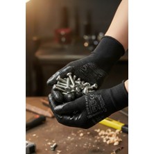 Activehand Süperfit Nitril Eldiven Siyah No:10