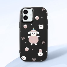 Ucuc iPhone 16 Plus Uyumlu Darbe Emici Kamera Korumalı Siyah Silikon Kılıf
