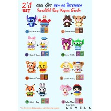 Arvela Rastgele 2’li Bricks Mini Blok Karakter Figür Seti – Sürpriz Çift