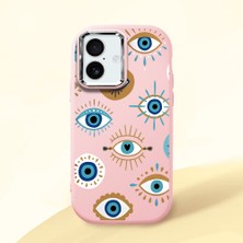 Ucuc iPhone 16 Uyumlu Darbe Emici Kamera Korumalı Pembe Silikon Kılıf