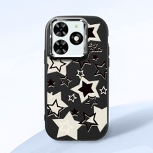 Ucuc Infinix Smart 8/8 Pro Uyumlu Darbe Emici Kamera Korumalı Siyah Silikon Kılıf