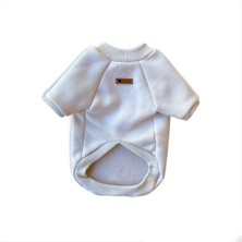 Bej Renkli Yumuşak Polar Köpek ve Kedi Sweatshirt