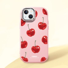 Ucuc iPhone 15 Plus/14 Plus Uyumlu Darbe Emici Kamera Korumalı Pembe Silikon Kılıf