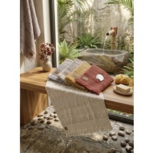 A.Z.H. (6.lı Set) Avangard Seri Çeyizlik Jakarlı 50X90 Cm. Bukle Dokulu El, Yüz  Havlusu