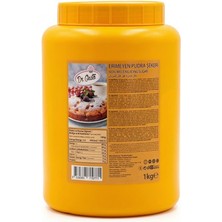 Dr. Gusto Erimeyen Pudra Şekeri 1 kg – Isıya Dayanıklı Pasta ve Tatlı Süsleme Pudra Şekeri
