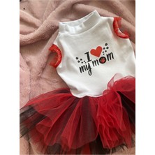 Yumuşak Pamuk Penye Köpek ve Kedi Elbisesi