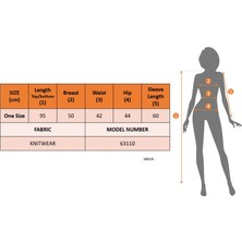 Gacha Kadın Uzun Kollu Omuzlardan Açık Kısa Şardonlu Triko Elbise