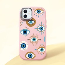 Ucuc iPhone 12 Mini Uyumlu Darbe Emici Kamera Korumalı Pembe Silikon Kılıf