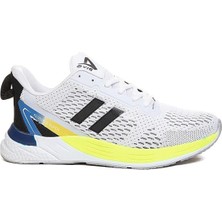 Celira Bluefeet Axs Beyaz Sarı Triko Erkek Sneaker Spor Ayakkabı