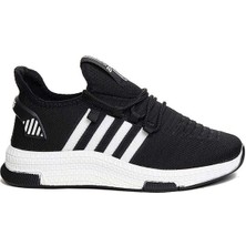 Celira Bluefeet Axs Siyah Beyaz Triko Erkek Sneaker Spor Ayakkabı