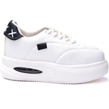 Celira Bluefeet Dvm Ekru Siyah Günlük Kadın Sneaker Spor Ayakkabı