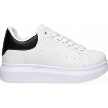 Celira Bluefeet Jgp Beyaz Siyah Bağcıklı Kadın Spor Ayakkabı