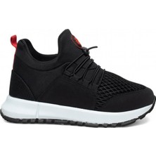 Celira Bluefeet Glc Siyah Kırmızı Erkek Fileli Sneaker Spor Ayakkabı
