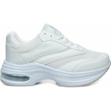 Celira Bluefeet Drk Beyaz Fileli Kadın Sneaker Spor Ayakkabı