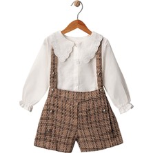Celira Bluefeet Kahverengi Jakarlı Gömleli Takım 2y,3y,4y,5y