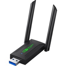 Everest EVERLINK EWA600 600Mbps 2.4GHz/5GHz WIFI-5 AC600 RTL8811 2*2dBi Antenli Usb Kablosuz Adaptör