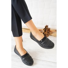 Celira Bluefeet Siyah Büyük Numara Anne Ayakkabı HS00325